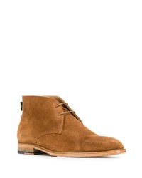 rotbraune Chukka-Stiefel aus Wildleder von PS Paul Smith