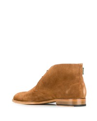 rotbraune Chukka-Stiefel aus Wildleder von PS Paul Smith