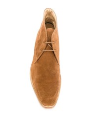 rotbraune Chukka-Stiefel aus Wildleder von PS Paul Smith