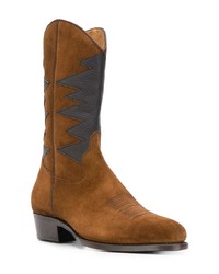 rotbraune Cowboystiefel von Barbanera