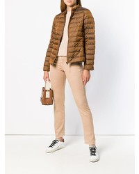 rotbraune Daunenjacke von Max Mara