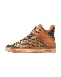 rotbraune hohe Sneakers von Felmini