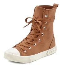 rotbraune hohe Sneakers von Lascana