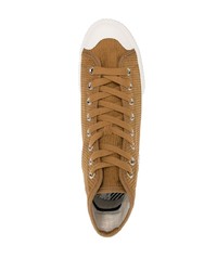 rotbraune hohe Sneakers von PS Paul Smith