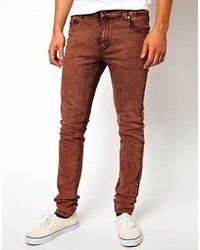 rotbraune Jeans von Cheap Monday