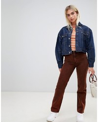 rotbraune Jeans von Weekday