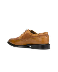 rotbraune Leder Brogues von Ps By Paul Smith