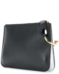 rotbraune Leder Clutch von J.W.Anderson