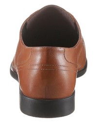 rotbraune Leder Derby Schuhe von BRUNO BANANI