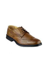 rotbraune Leder Derby Schuhe von Cotswold