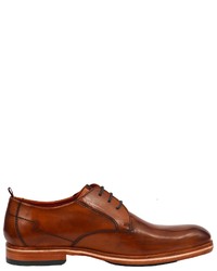 rotbraune Leder Derby Schuhe von Daniel Hechter