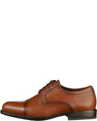 rotbraune Leder Derby Schuhe von Lloyd