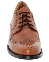 rotbraune Leder Derby Schuhe von Lloyd