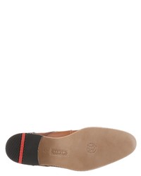 rotbraune Leder Derby Schuhe von Lloyd