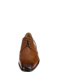 rotbraune Leder Derby Schuhe von Melvin&Hamilton