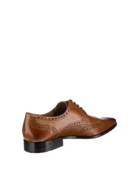 rotbraune Leder Derby Schuhe von Melvin&Hamilton