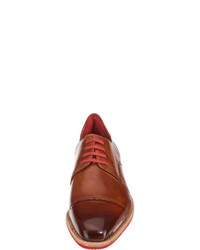 rotbraune Leder Derby Schuhe von Melvin&Hamilton