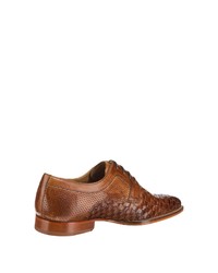 rotbraune Leder Derby Schuhe von Melvin&Hamilton