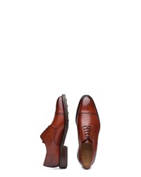 rotbraune Leder Derby Schuhe von SHOEPASSION