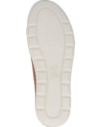 rotbraune Leder niedrige Sneakers von camel active