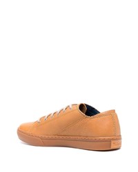 rotbraune Leder niedrige Sneakers von Timberland