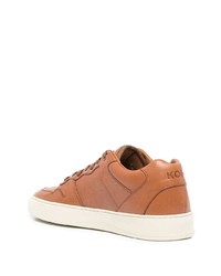 rotbraune Leder niedrige Sneakers von Koio