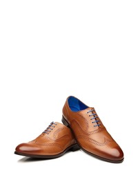 rotbraune Leder Oxford Schuhe von SHOEPASSION