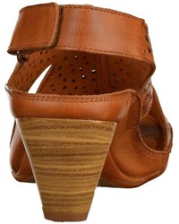 rotbraune Leder Sandaletten von PIKOLINOS