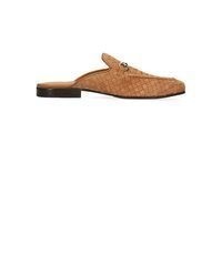 rotbraune Leder Slipper von Melvin&Hamilton