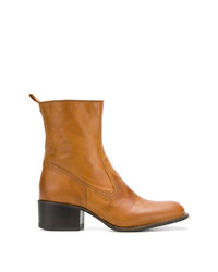 rotbraune Leder Stiefeletten von Fiorentini+Baker