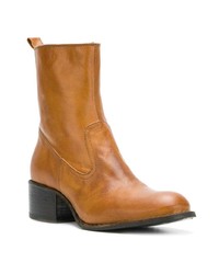 rotbraune Leder Stiefeletten von Fiorentini+Baker