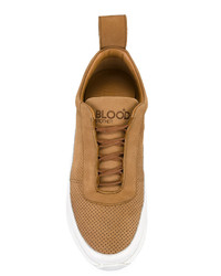 rotbraune Leder Turnschuhe von Blood Brother