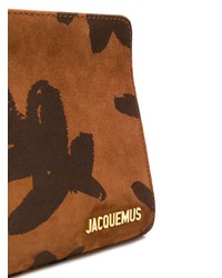 rotbraune Leder Umhängetasche von Jacquemus