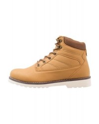 rotbraune Lederfreizeitstiefel von YOURTURN