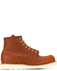 rotbraune Lederstiefel von Red Wing Shoes