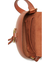 rotbraune Ledertaschen von Madewell