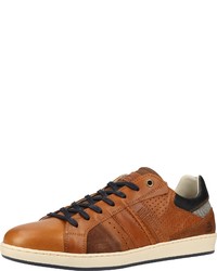 rotbraune niedrige Sneakers von Bullboxer