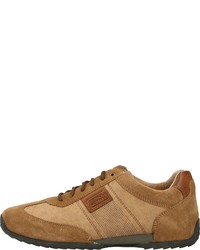 rotbraune niedrige Sneakers von camel active