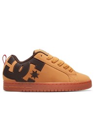 rotbraune niedrige Sneakers von DC Shoes