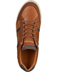 rotbraune niedrige Sneakers von Pantofola D'oro