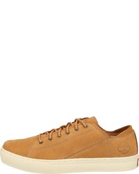 rotbraune niedrige Sneakers von Timberland