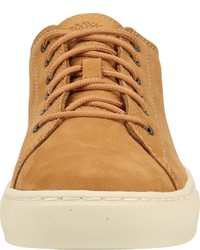 rotbraune niedrige Sneakers von Timberland