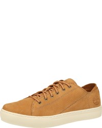 rotbraune niedrige Sneakers von Timberland