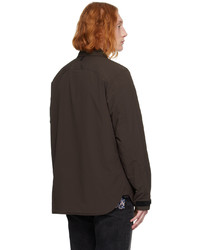rotbraune Shirtjacke aus Nylon von rag & bone