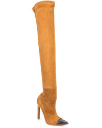 rotbraune Overknee Stiefel von Givenchy