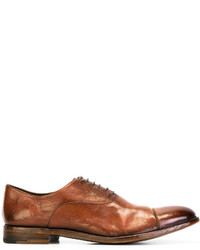 rotbraune Schuhe aus Leder von Alberto Fasciani