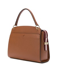 rotbraune Shopper Tasche aus Leder von Bally