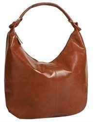rotbraune Shopper Tasche aus Leder von Bruno Banani