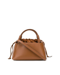 rotbraune Shopper Tasche aus Leder von Carolina Santo Domingo