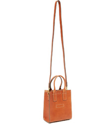 rotbraune Shopper Tasche aus Leder von Frye